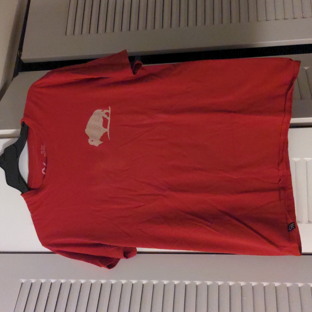 red concrete native tee